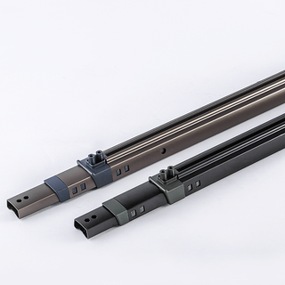 Aluminium tube extrusion for straining beam of luggage