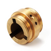 Brass cnc turned parts for flange made by SH metal solutions
